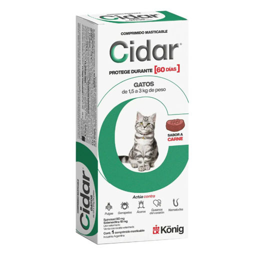 Imagen de CIDAR gatos 1.5 a 3kg