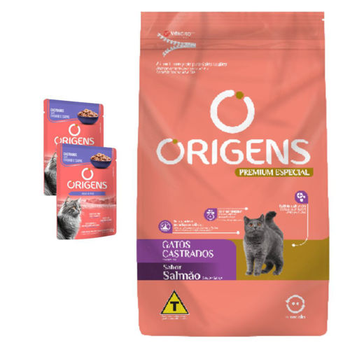 Imagen de Origens Gato Castrado Salmon 10kg