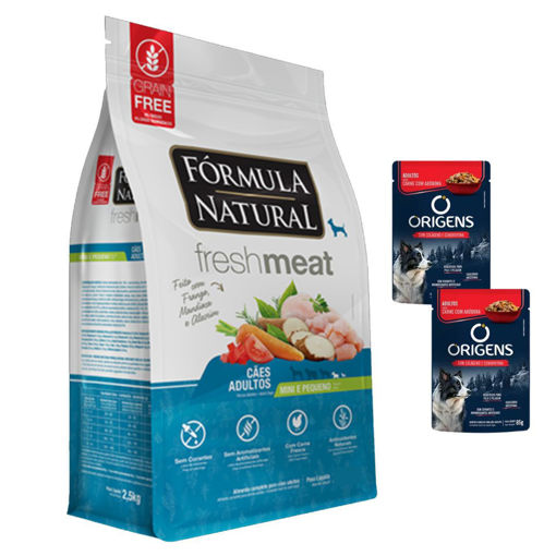 Imagen de Formula Natural, fresh meat adultos razas pequeñas 7kg