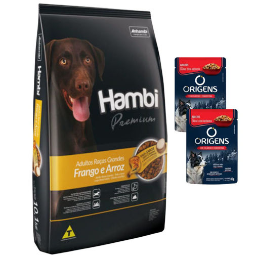 Imagen de Hambi PREMIUM adulto pollo y arroz 20kg
